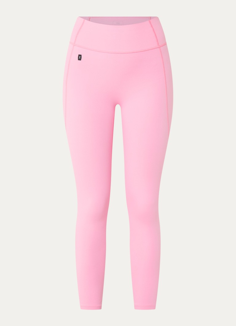 On Dames Studio high waist skinny fit trainingslegging met logo in de kleur Roze, maat: XS