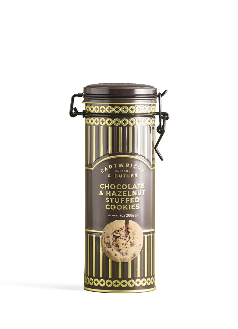 Cartwright & Butler Koekjes met chocolade en hazelnoot in blik 200 gram Beige - Deal