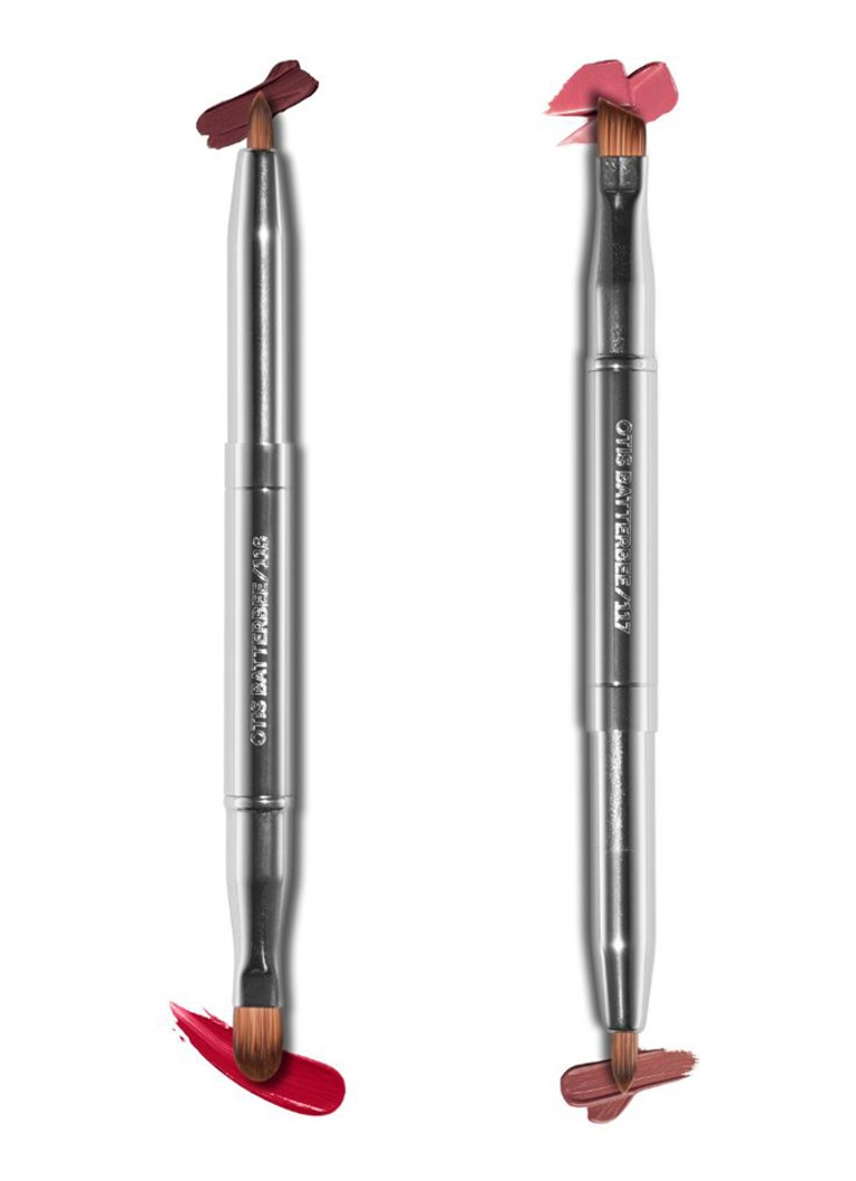 Otis Batterbee Double Ended Lip & Eye Brush Duo - make-up kwasten set 1MAAT Make-up - Deal