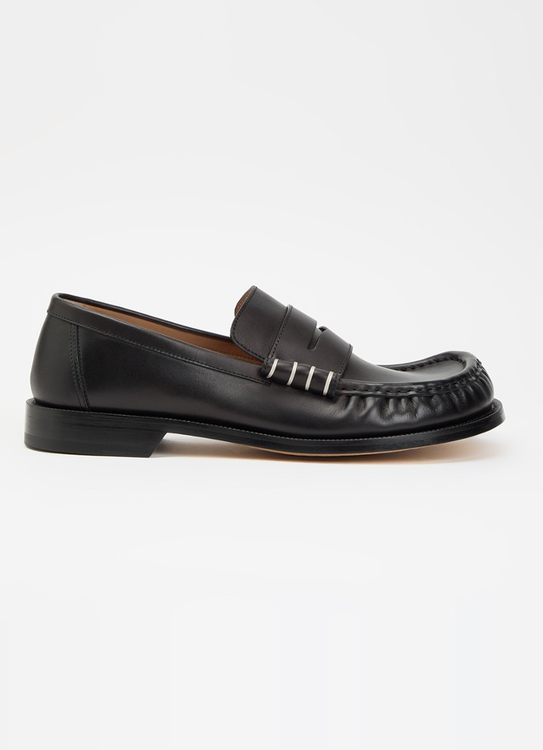 J.W. Anderson Heren Loafer van kalfsleer in de kleur Zwart, maat: 42