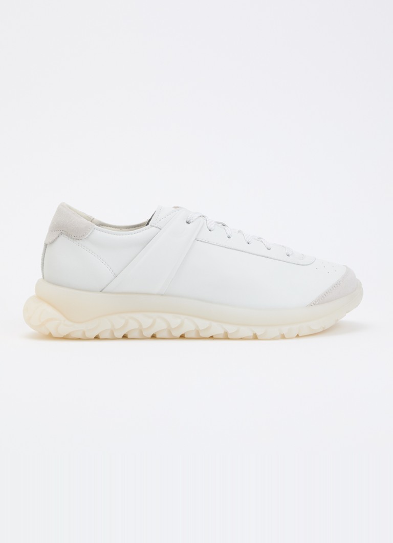 Birkenstock 1774 Heren Stroedt sneaker van leer in de kleur Wit, maat: 45