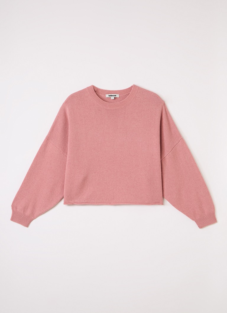 Bellerose Meisjes Gimah fijngebreide oversized pullover in de kleur Roze, maat: 164