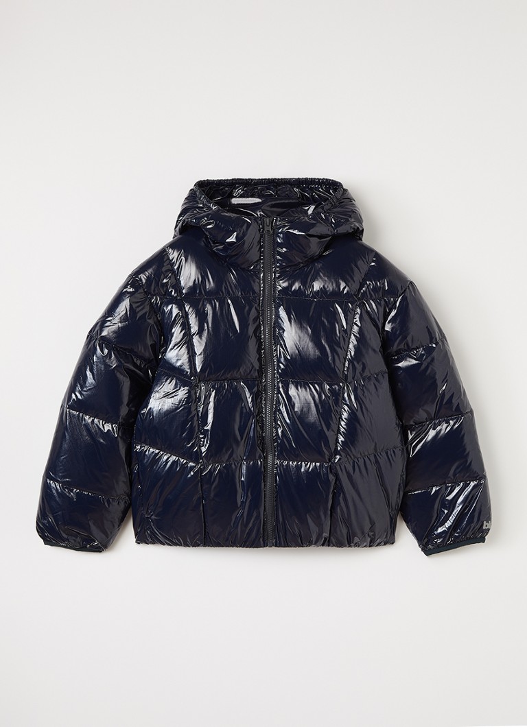 Bellerose Habu puffer jack met glanzende finish in de kleur Donkerblauw, maat: 164