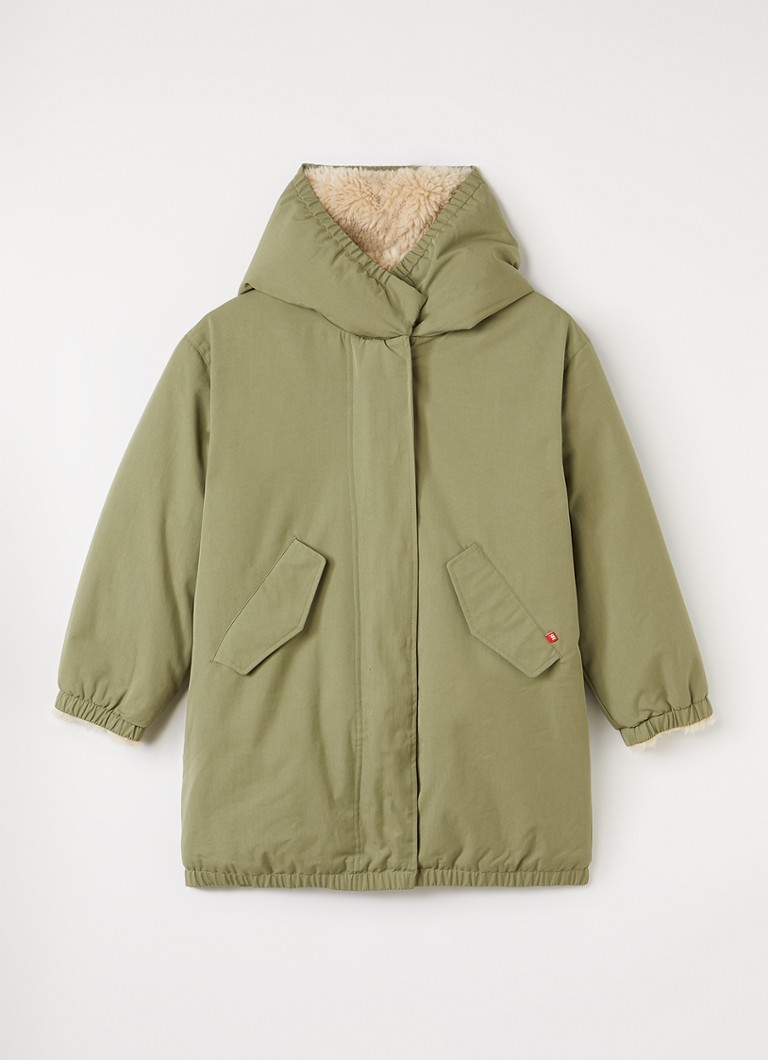 Bellerose Harbour gewatteerde parka met klepzakken in de kleur Beige, maat: 140