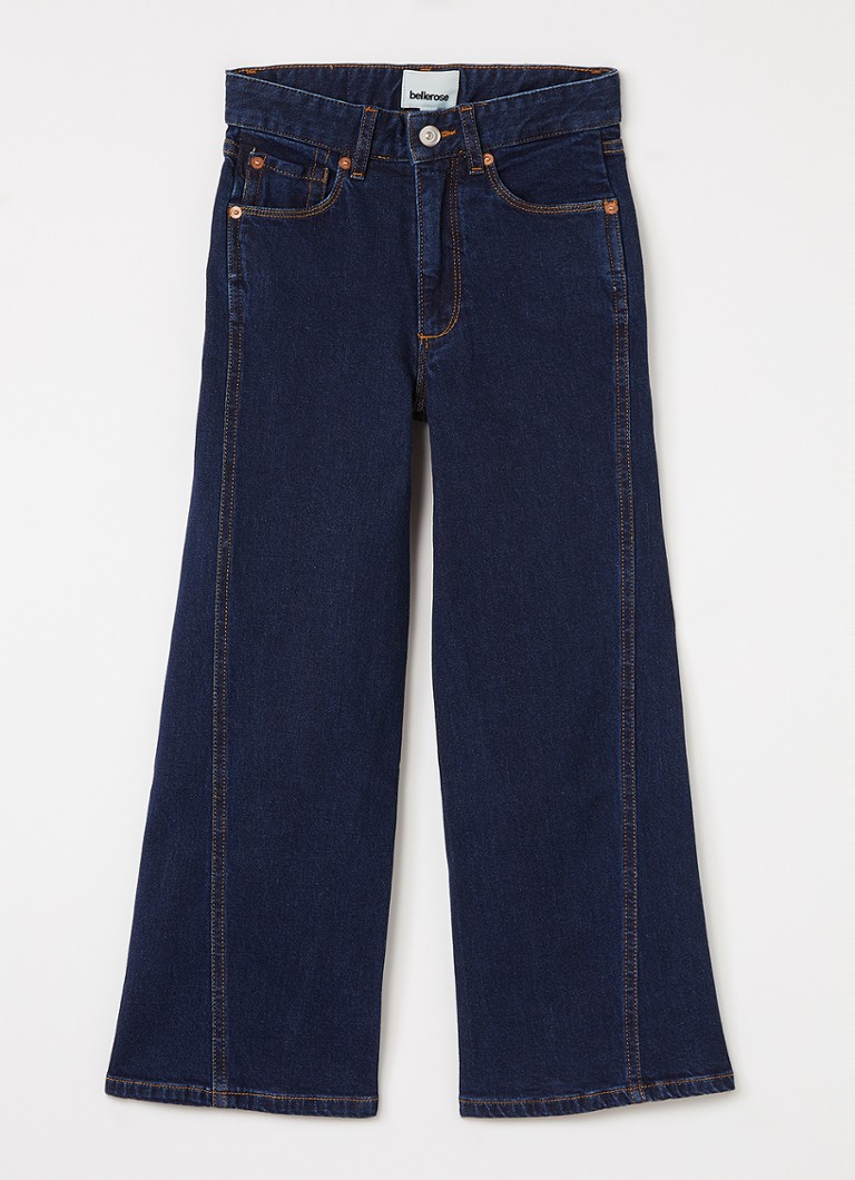 Bellerose Wanda flared jeans met donkere wassing in de kleur Indigo, maat: 152