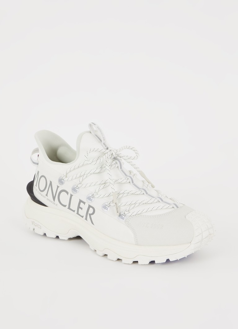 Moncler Heren Trailgrip Lite 2 sneaker met logo in de kleur Gebroken wit, maat: 43