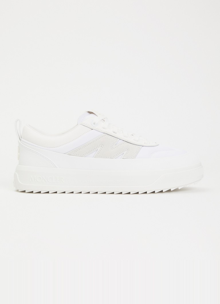 Moncler Heren Altive sneaker met nubuck details in de kleur Wit, maat: 43