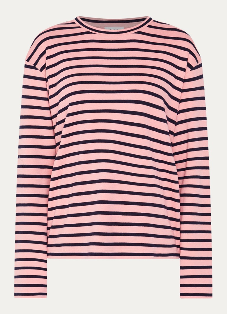 Boii Studios Dames Nete longsleeve met print in de kleur Roze, maat: XS