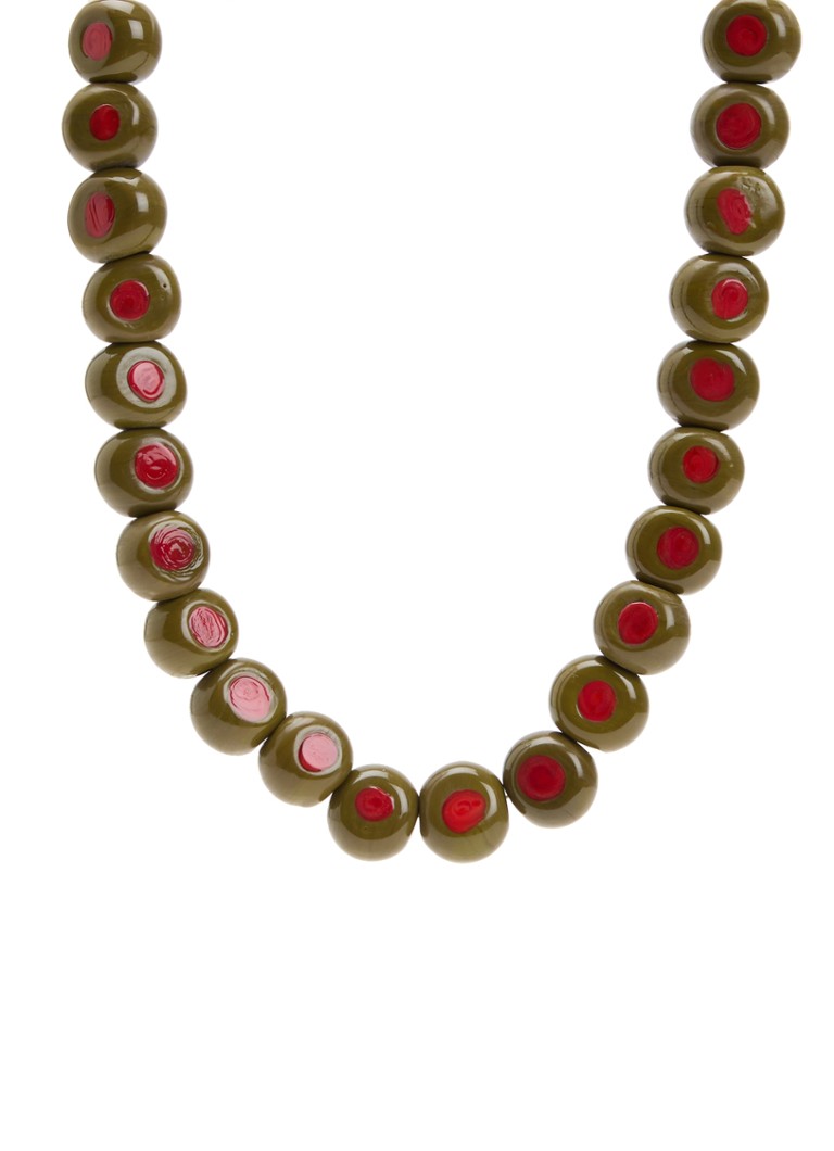 Babs The Label Dames Olive Branch kralenketting verguld