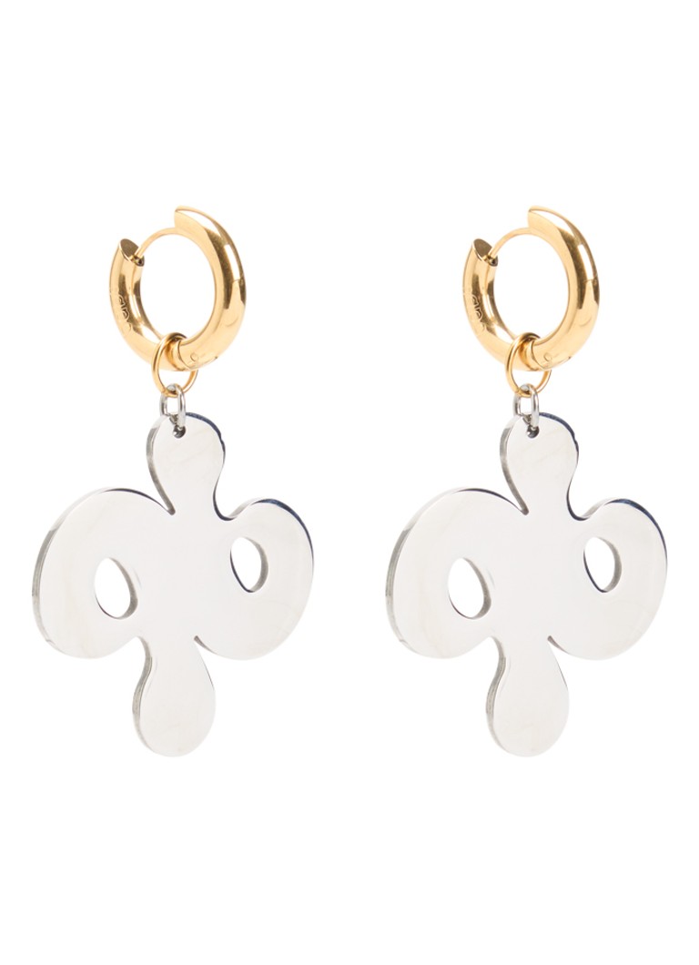 Babs The Label Dames BB oorringen verguld met hanger