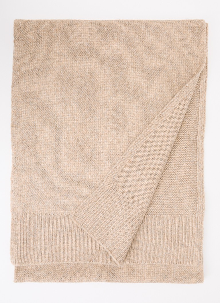Fraas Dames Sjaal in scheerwolblend 200 x 35 cm in de kleur Beige, maat: 35/200