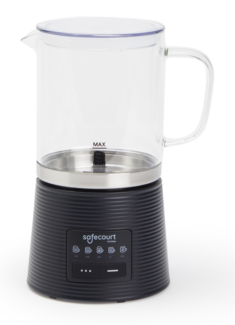 Safecourt Crystal melkopschuimer MF500 Zwart - Deal