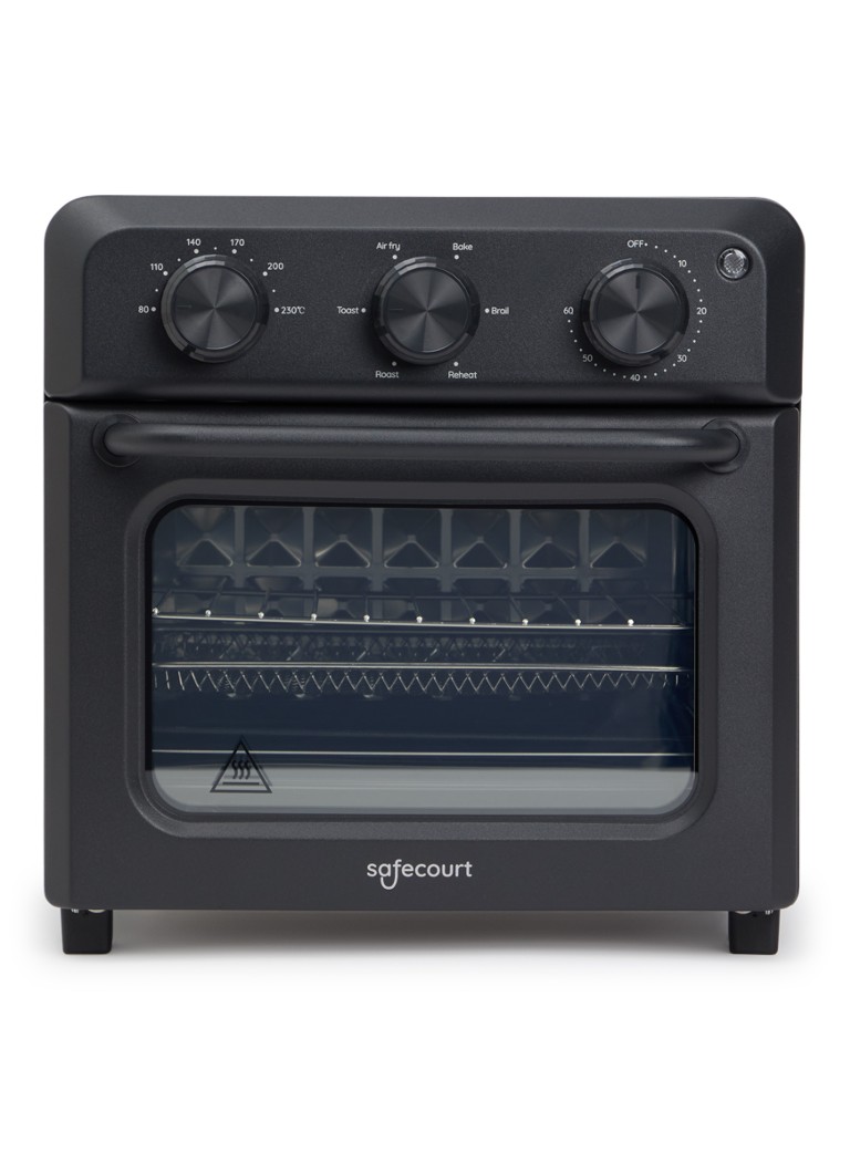 Safecourt PowerOven 6-in-1 airfryer oven 12 liter AO100 Zwart - Deal