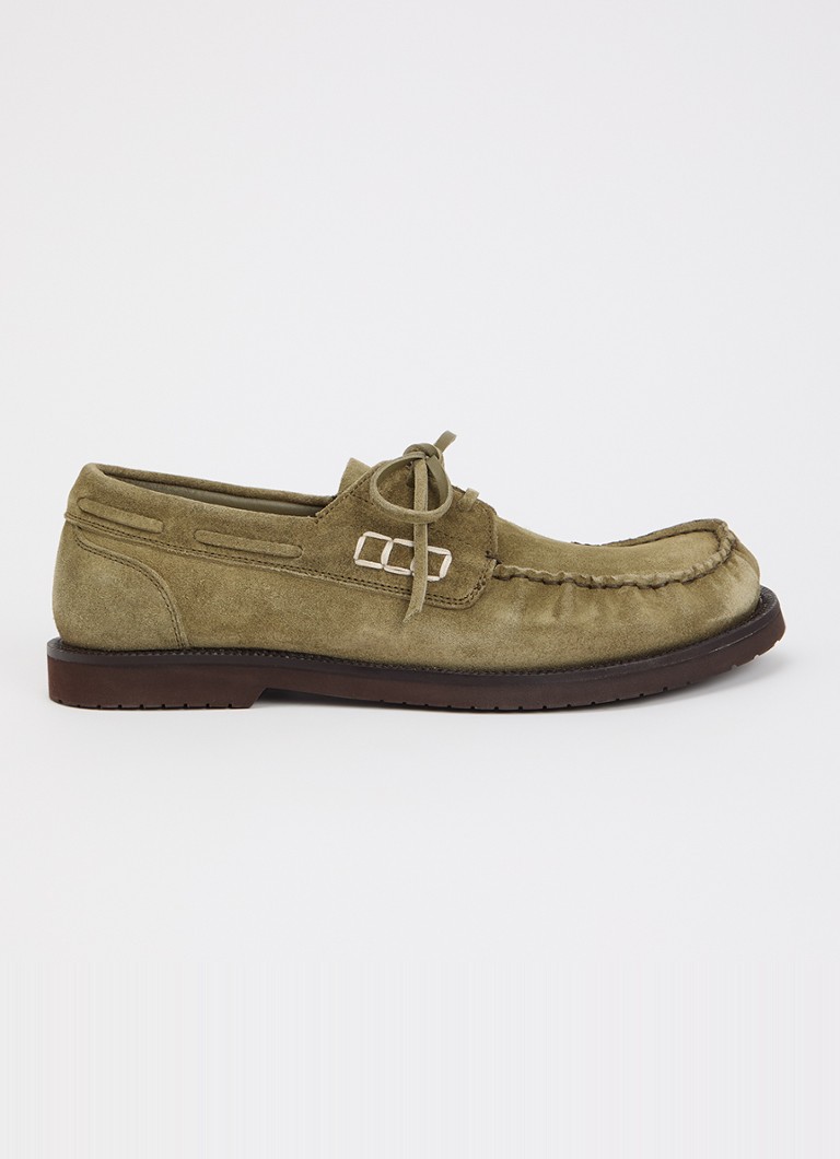 J.W. Anderson Dames Bootschoen van suède in de kleur Khaki, maat: 39