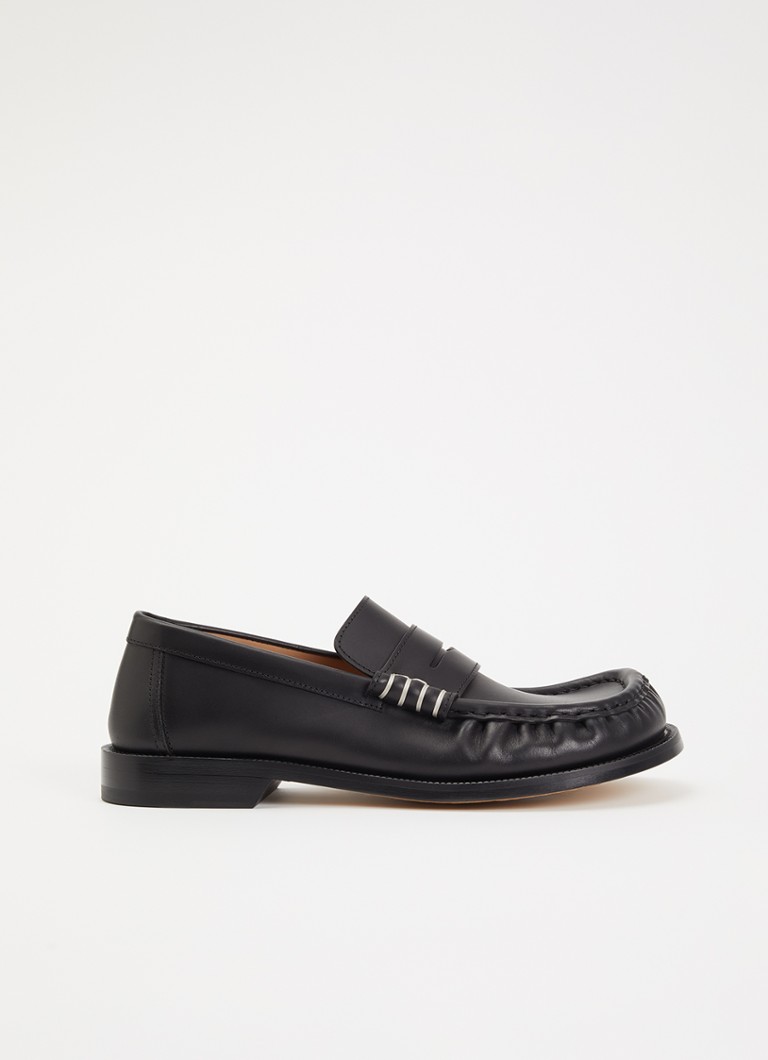 J.W. Anderson Dames Loafer van kalfsleer in de kleur Zwart, maat: 38