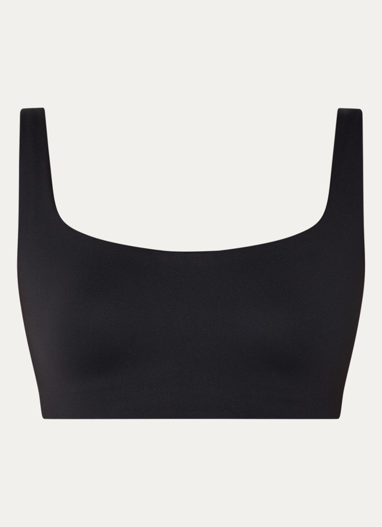 NikeSKIMS Dames Matte sport bh met medium support in de kleur Zwart, maat: S