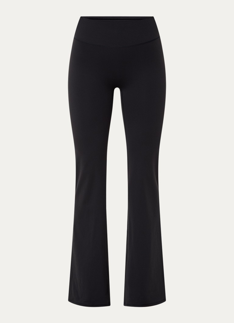 NikeSKIMS Dames Matte high waist flared fit trainingslegging in de kleur Zwart, maat: XXL