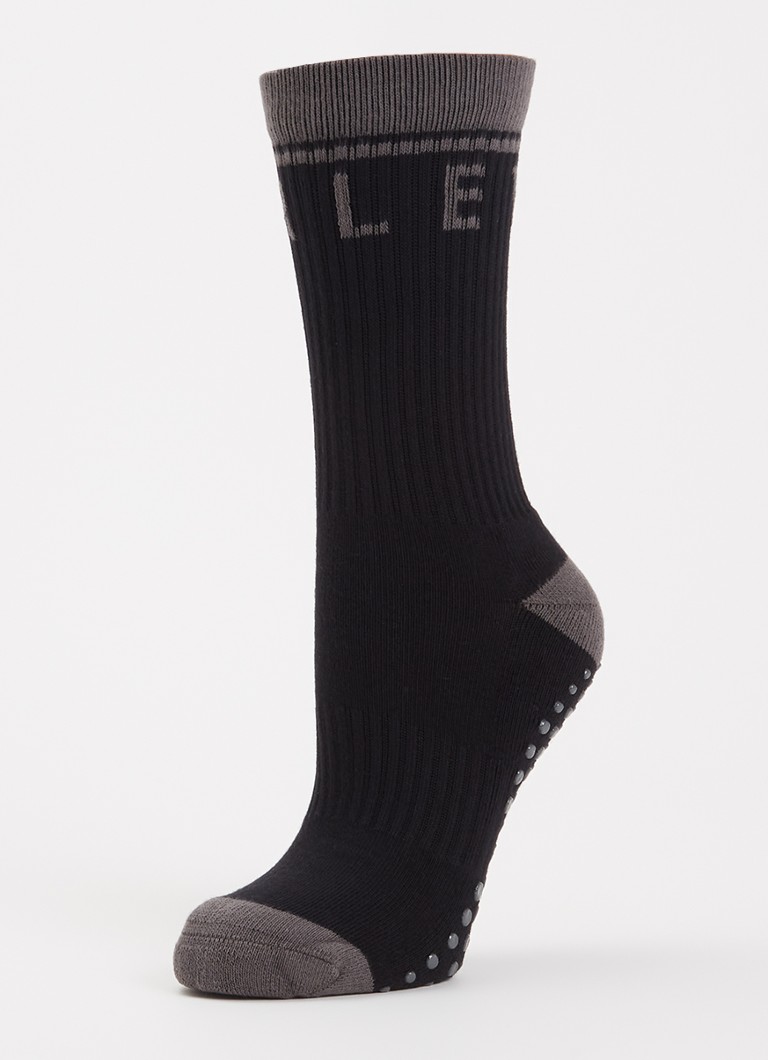 Varley Dames Kendrick Grip sokken met logoprint in de kleur Zwart, maat: S/M