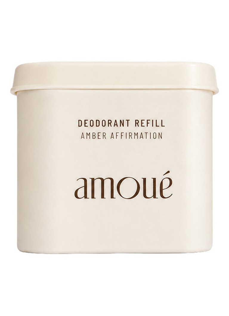 Amoué Refill Santal Skin Aluminium-Free Cooling Deodorant - aluminiumvrije deodorant navulling Amber Affirmation 40g Verzorging - Deal