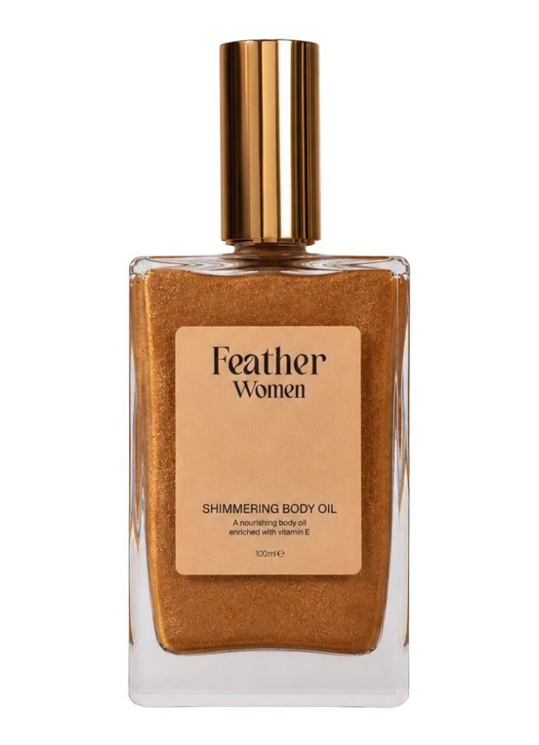 Feather Women Shimmering Body Oil - lichaamsolie Geen kleur 100ml Verzorging - Deal