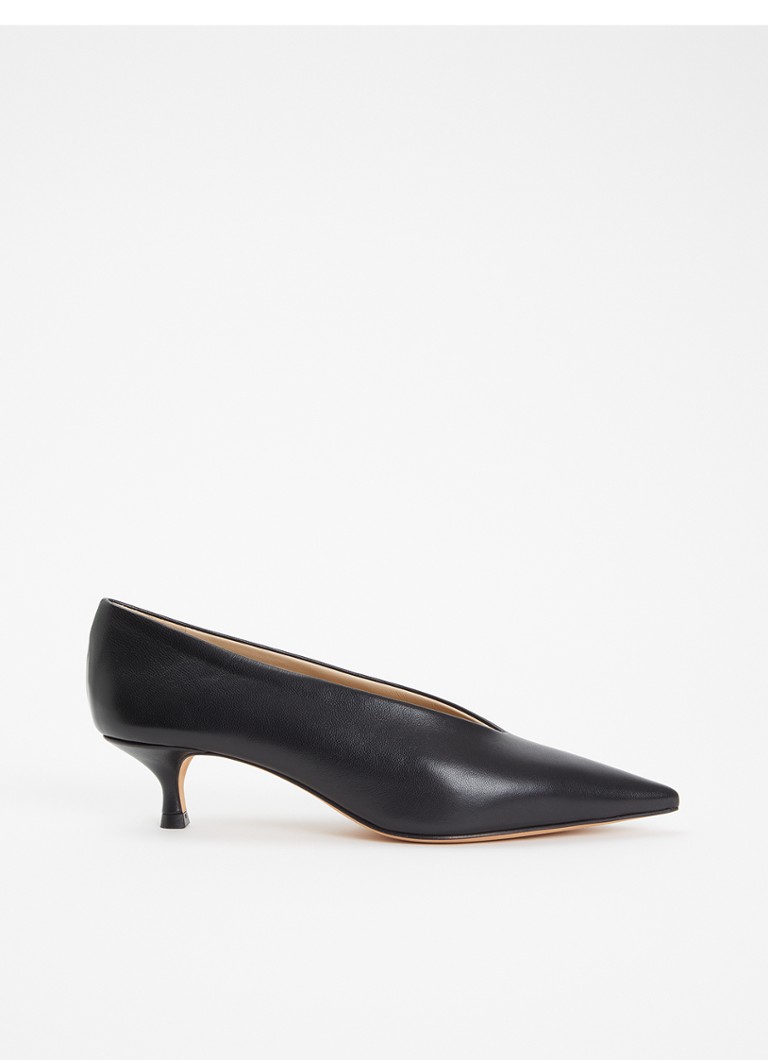 Le Monde Béryl Dames Babouche pump van leer in de kleur Zwart, maat: 40