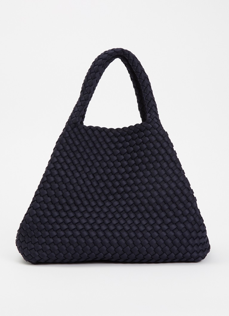 Marrea Dames Medium handtas met gevlochten details in de kleur Royalblauw, maat: OS