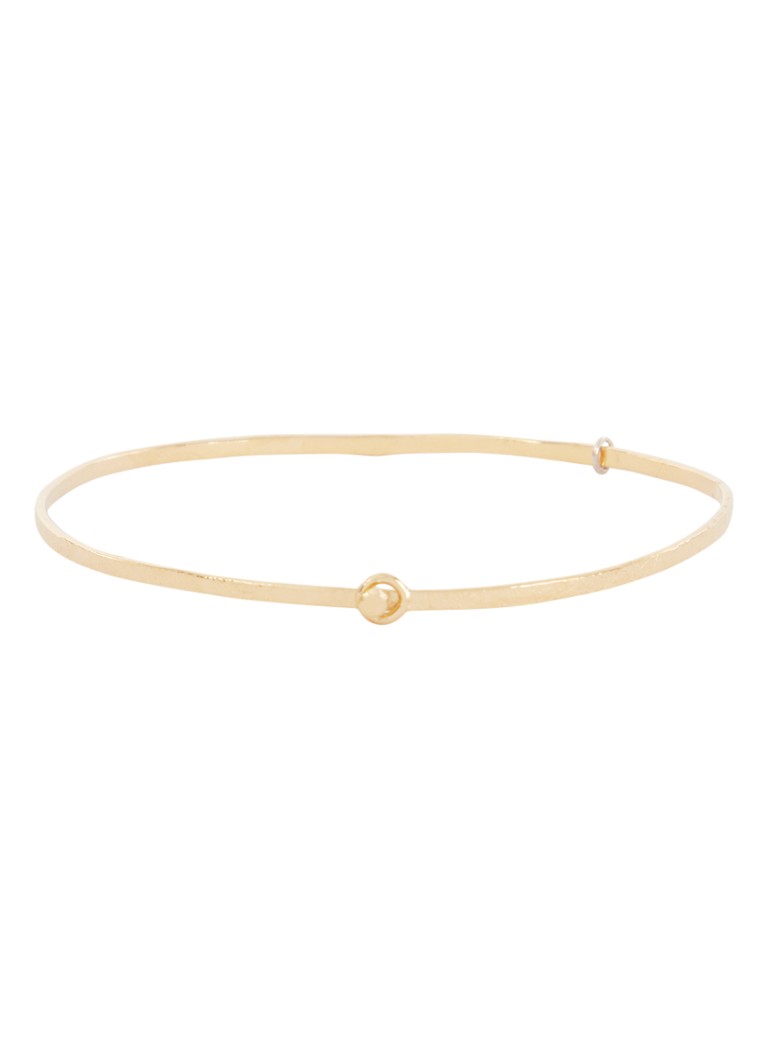 Wouters & Hendrix Dames Fine Hammered bangle verguld