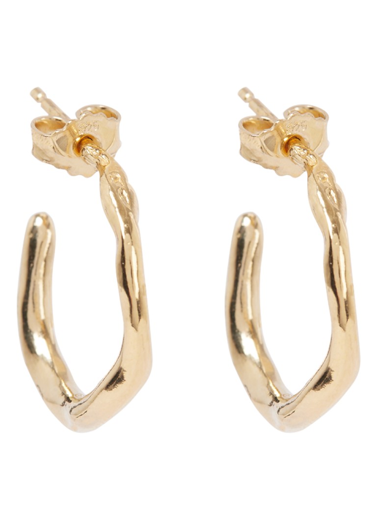 Wouters & Hendrix Dames Oorringen verguld in de kleur Goud, maat: 1 size