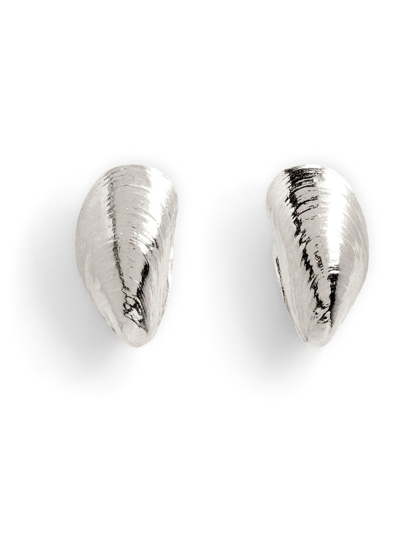 Wouters & Hendrix Dames Small mussel oorstekers verguld