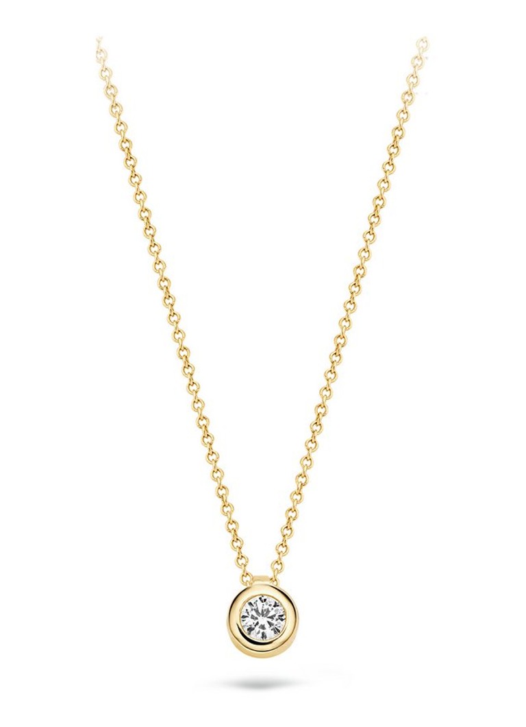 Blush Dames Ketting van 14 karaat geelgoud met zirkonia 3067YZI in de kleur Geelgoud