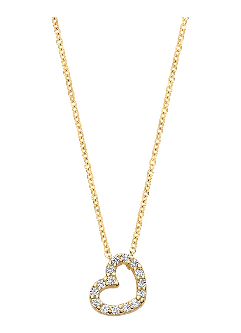 Blush Dames Ketting van 14 karaat geelgoud 3072YZI in de kleur Goud