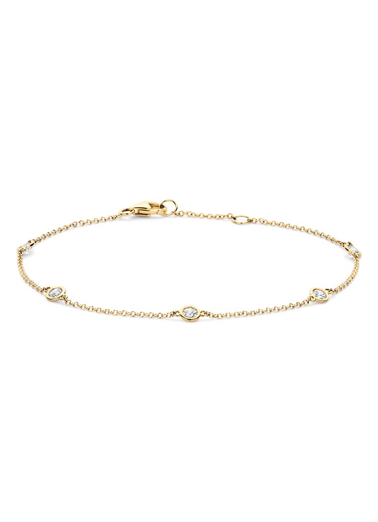 Blush Dames Armband van 14 karaat geelgoud 2237YZI in de kleur Goud
