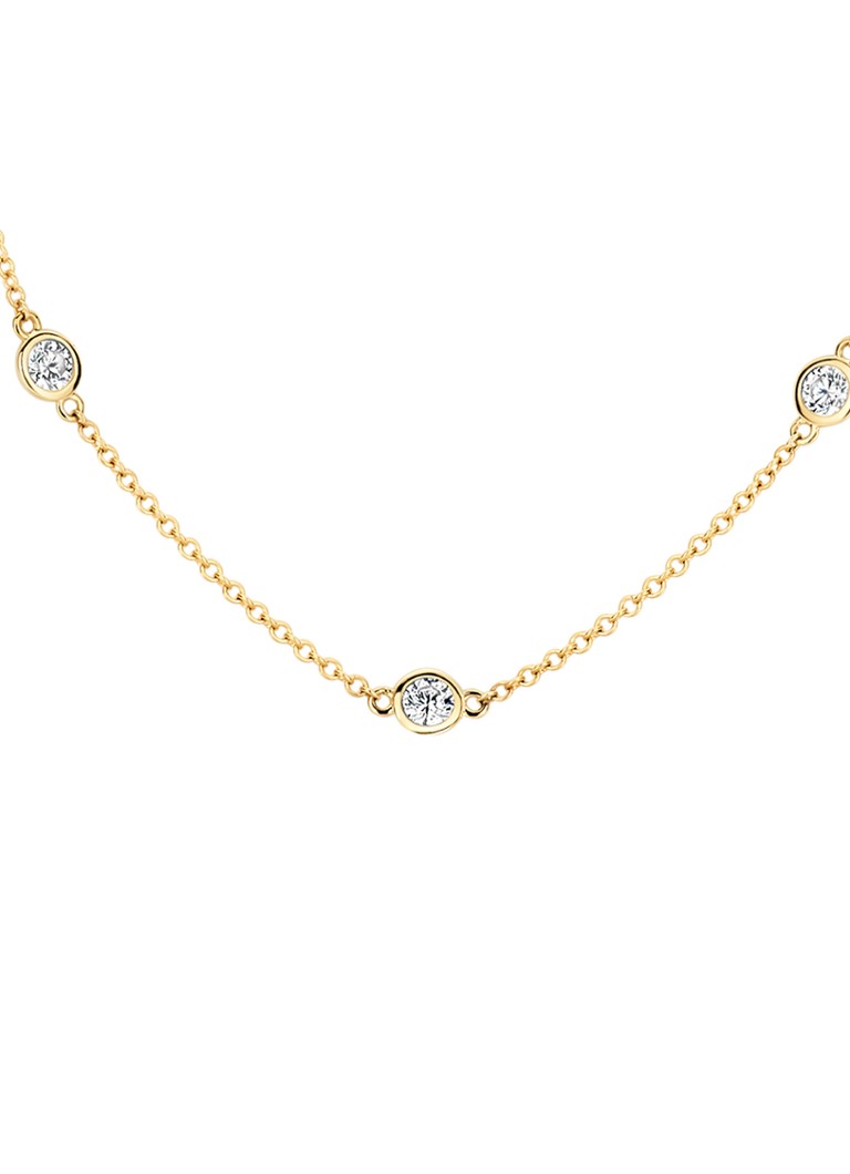 Blush Dames Ketting van 14 karaat geelgoud 3172YZI in de kleur Goud