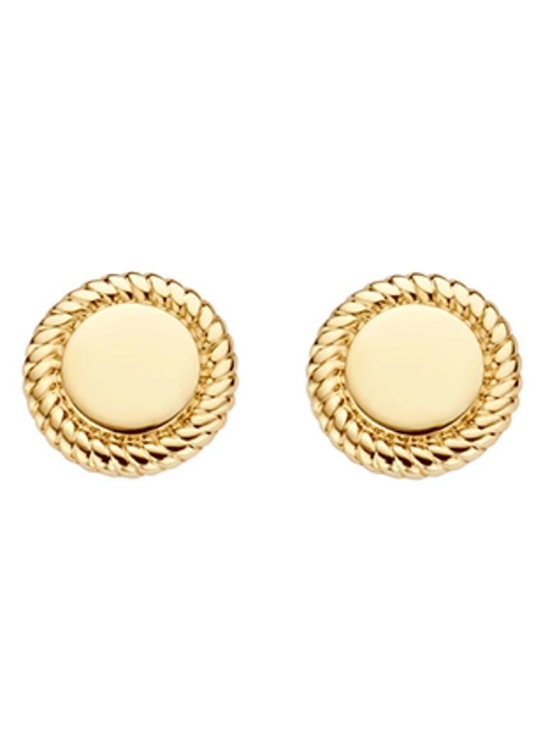 Blush Dames Oorknopjes van 14 karaat geelgoud 7350YGO in de kleur Goud