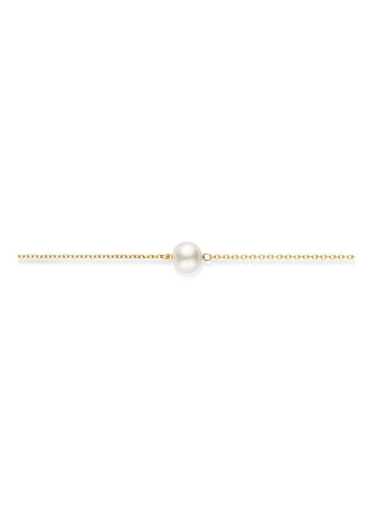 Blush Dames Armband van 14 karaat geelgoud met parels 2248YPW in de kleur Goud