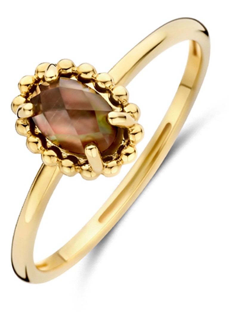 Blush Dames Ring van 14 karaat geelgoud 1272YBQ in de kleur Goud