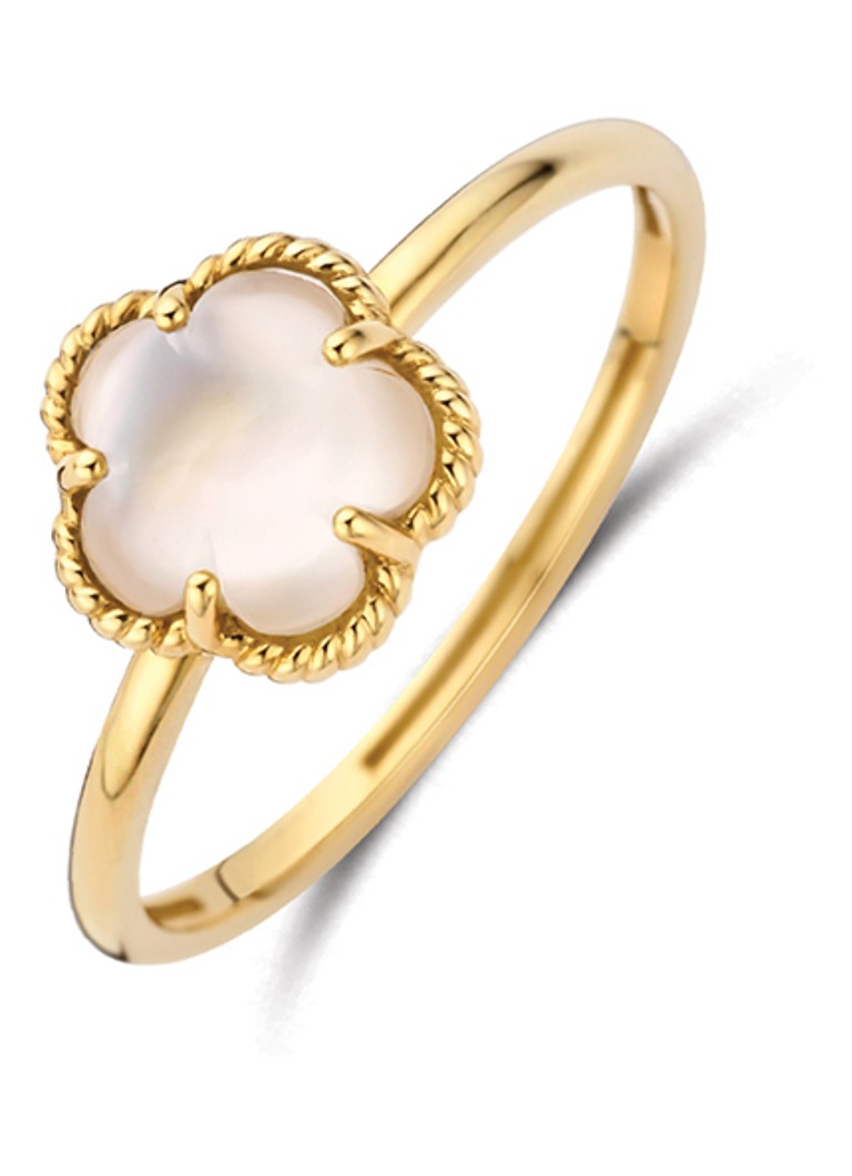 Blush Dames Ring van 14 karaat geelgoud 1280YMQ in de kleur Geelgoud