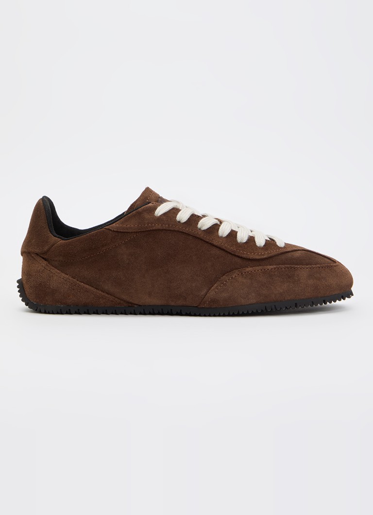 Axel Arigato Dames Daze Runner sneaker van suède in de kleur Donkerbruin, maat: 41