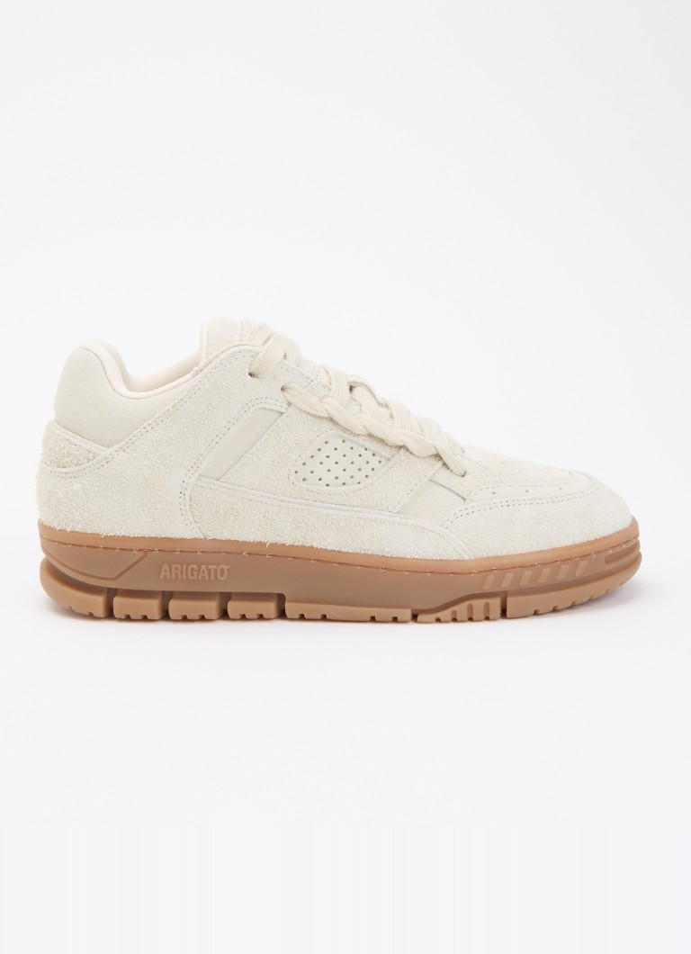 Axel Arigato Dames Area Lo sneaker van suède in de kleur Creme, maat: 41