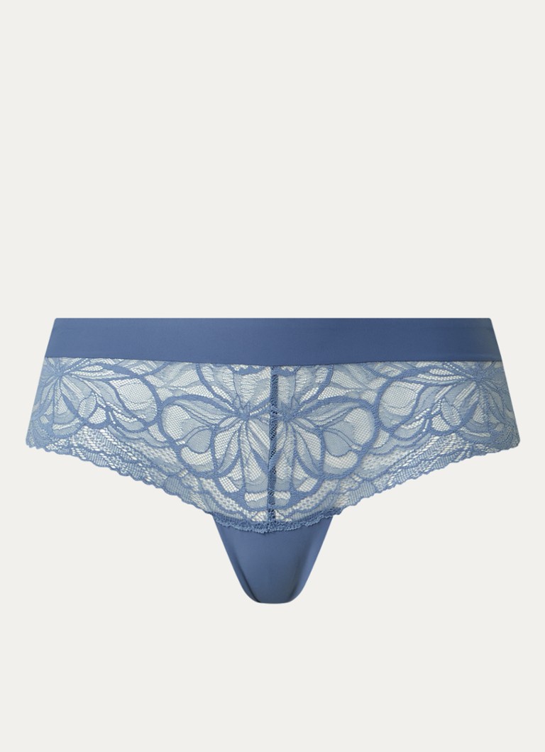 Triumph Dames Make Illusion shorty van kant in de kleur Indigo, maat: 44