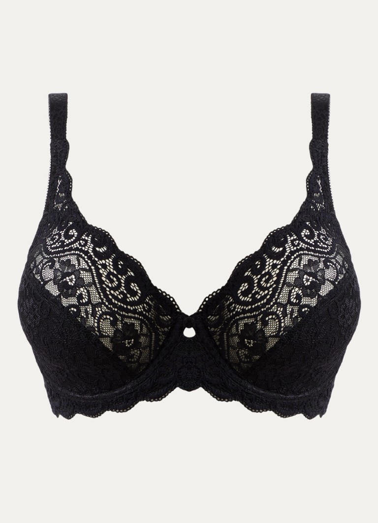 Triumph Dames Amourette beugel bh van kant in de kleur Zwart, maat: E80