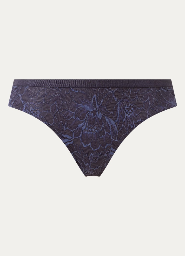 Triumph Dames Amrete Charm slip van kant in de kleur Indigo, maat: 42