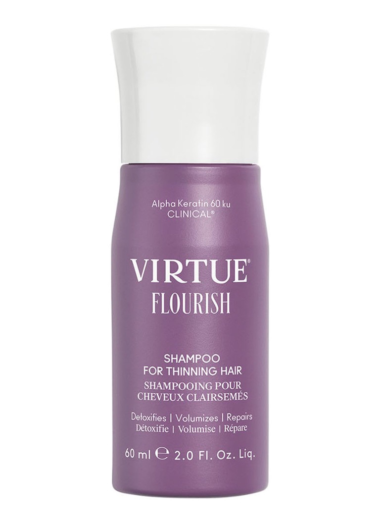 Virtue Mini Flourish Shampoo - travel size shampoo voor fijn haar 1 MAAT Reisverpakkingen - Deal