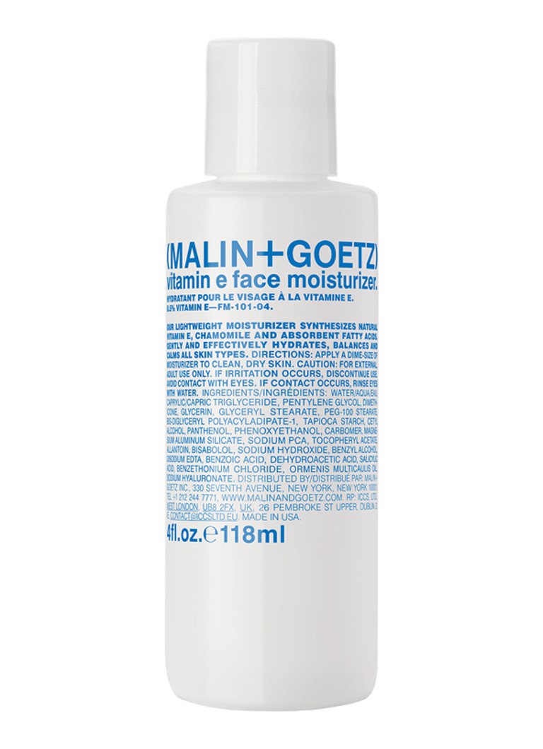 MALIN+GOETZ Vitamin E face moisturizer - dag- & nachtcrème 118 ML Verzorging - Deal