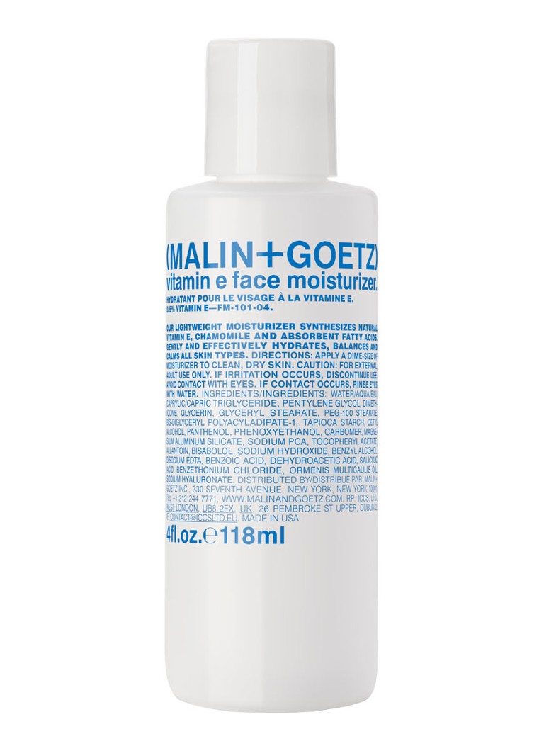 MALIN+GOETZ vitamin e face moisturizer - dag- & nachtcrème 118 ML Verzorging - Deal