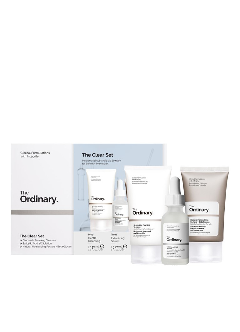 The Ordinary The Clear Set - verzorgingsset 50+30+30ml Verzorging - Deal