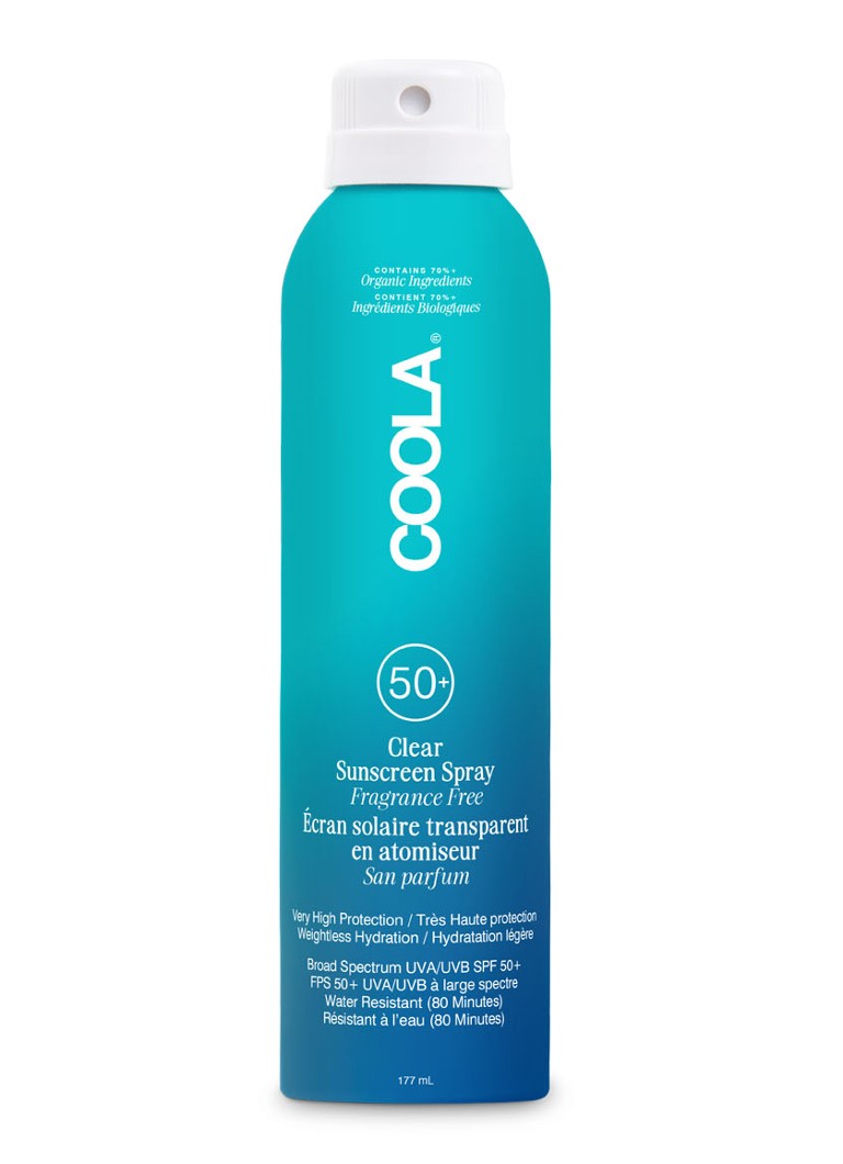 Coola Classic Body Sunscreen Spray SPF50 Fragrance Free - zonnebrand 177 ML Zonneproducten - Deal