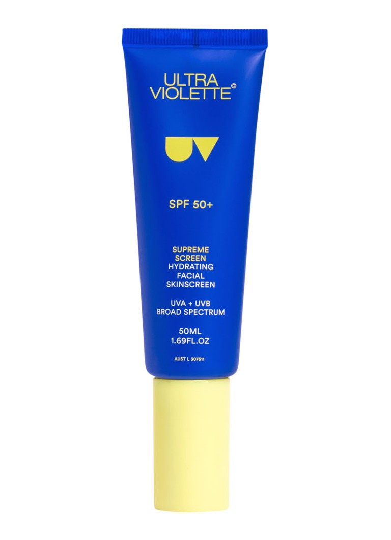 Ultra Violette Supreme Screen Hydrating Facial Skinscreen SPF50+ - zonnebrand voor het gezicht 50ML Zonneproducten - Deal