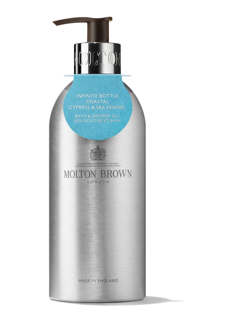 Molton Brown Coastal Cypress & Sea Fennel Infinite Bottle - douchegel 400ml Lichaamsverzorging - Deal
