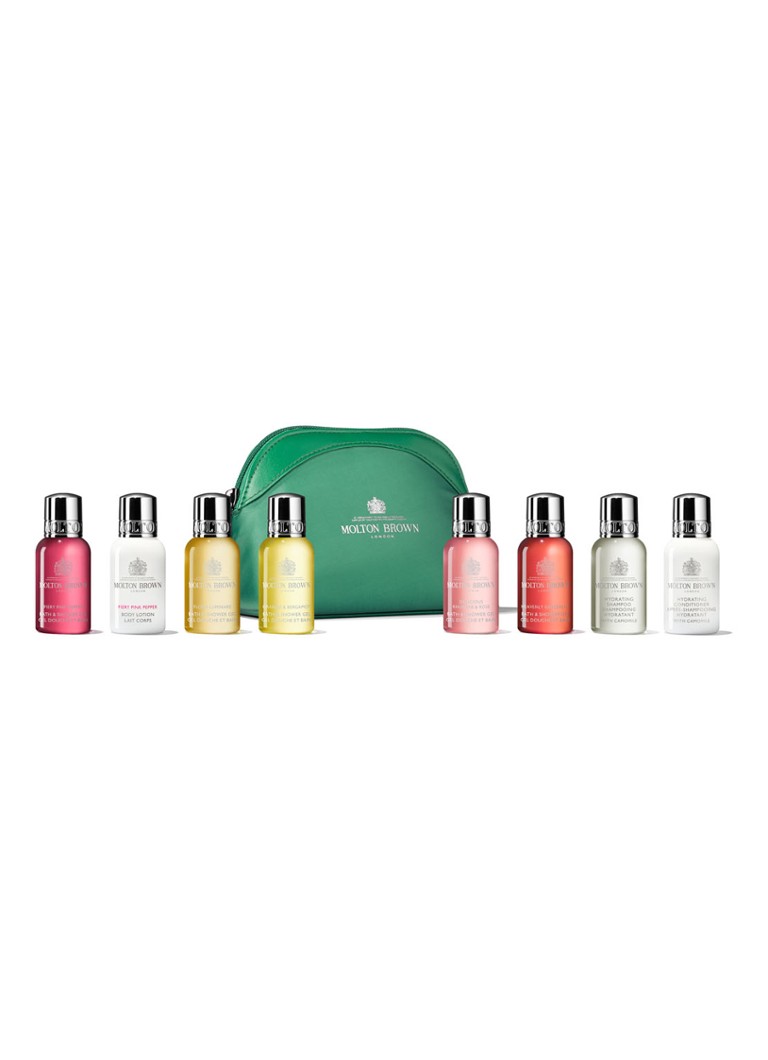 Molton Brown The Elegant Escapist Body & Hair Mini Travel Bag - verzorgingsset 240ml Reisverpakkingen - Deal